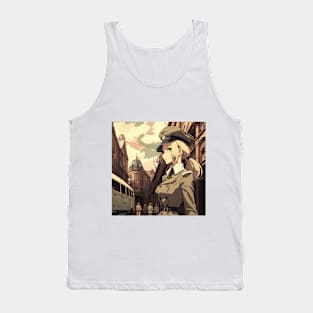 Anime Military Maiden: Bravery & Grace Tank Top